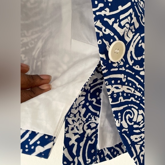 Talbots Paisley Print Vintage Boxy Blazer Sz4 Preppy Artsy Unique - Picture 5 of 11